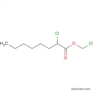 Molecular Structure of 80418-64-0 (Octanoic acid, 2-chloro-, chloromethyl ester)
