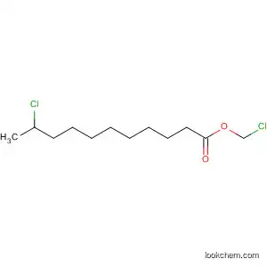 Molecular Structure of 80418-96-8 (Undecanoic acid, 10-chloro-, chloromethyl ester)