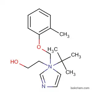 Molecular Structure of 80443-48-7 (1H-Imidazole-1-ethanol,
a-(1,1-dimethylethyl)-a-[(2-methylphenoxy)methyl]-)
