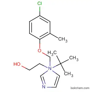Molecular Structure of 80443-49-8 (1H-Imidazole-1-ethanol,
a-[(4-chloro-2-methylphenoxy)methyl]-a-(1,1-dimethylethyl)-)