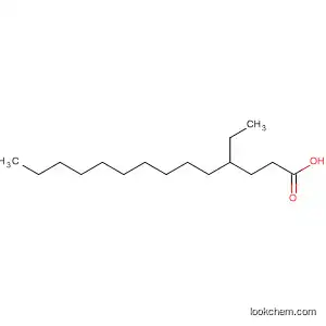 Molecular Structure of 80480-07-5 (Tetradecanoic acid, 4-ethyl-)