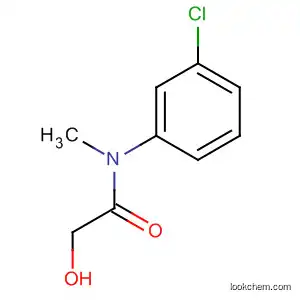 Molecular Structure of 80527-33-9 (Acetamide, N-(3-chlorophenyl)-2-hydroxy-N-methyl-)