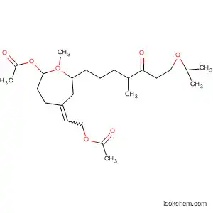 Molecular Structure of 80572-60-7 (2-Hexanone,
6-[3-(acetyloxy)-6-[2-(acetyloxy)ethylidene]-2-methyl-2-oxepanyl]-1-(3,3-
dimethyloxiranyl)-3-methyl-)