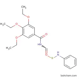 Molecular Structure of 80617-44-3 (Benzamide, 3,4,5-triethoxy-N-[(phenylamino)thioxomethyl]-)