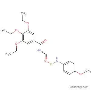 Molecular Structure of 80617-53-4 (Benzamide, 3,4,5-triethoxy-N-[[(4-methoxyphenyl)amino]thioxomethyl]-)