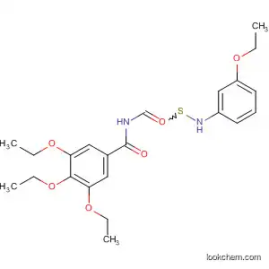 Molecular Structure of 80617-55-6 (Benzamide, 3,4,5-triethoxy-N-[[(3-ethoxyphenyl)amino]thioxomethyl]-)