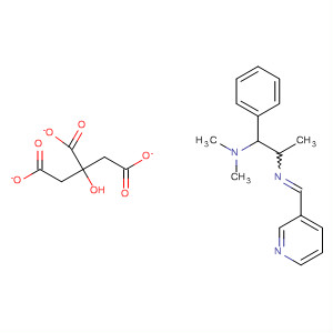 Benzeneethanamine, N,N,b-trimethyl-2-[(3-pyridinylmethylene)amino]-,  2-hydroxy-1,2,3-propanetricarboxylate (1:1)