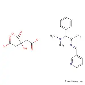 Molecular Structure of 80643-83-0 (Benzeneethanamine, N,N,b-trimethyl-2-[(3-pyridinylmethylene)amino]-,
2-hydroxy-1,2,3-propanetricarboxylate (1:1))