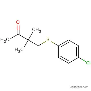 Molecular Structure of 80783-23-9 (2-Butanone, 4-[(4-chlorophenyl)thio]-3,3-dimethyl-)