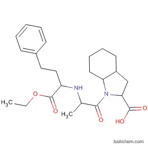 Molecular Structure of 80876-02-4 (1H-Indole-2-carboxylic acid,
1-[2-[[1-(ethoxycarbonyl)-3-phenylpropyl]amino]-1-oxopropyl]octahydro-)