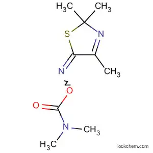 Molecular Structure of 80881-02-3 (5(2H)-Thiazolone, 2,2,4-trimethyl-, O-[(dimethylamino)carbonyl]oxime)