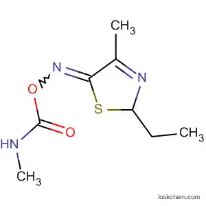 Molecular Structure of 80881-07-8 (5(2H)-Thiazolone, 2-ethyl-4-methyl-, O-[(methylamino)carbonyl]oxime)