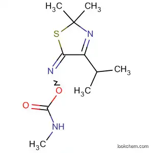 Molecular Structure of 80881-11-4 (5(2H)-Thiazolone, 2,2-dimethyl-4-(1-methylethyl)-,
O-[(methylamino)carbonyl]oxime)