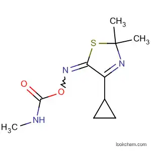 Molecular Structure of 80881-18-1 (5(2H)-Thiazolone, 4-cyclopropyl-2,2-dimethyl-,
O-[(methylamino)carbonyl]oxime)