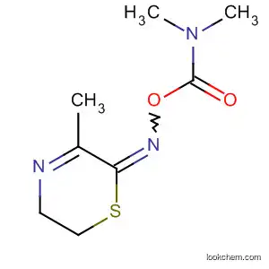 Molecular Structure of 80881-23-8 (2H-1,4-Thiazin-2-one, 5,6-dihydro-3-methyl-,
O-[(dimethylamino)carbonyl]oxime)