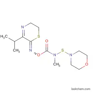 2H-1,4-Thiazin-2-one, 5,6-dihydro-3-(1-methylethyl)-,
O-[[methyl(4-morpholinylthio)amino]carbonyl]oxime
