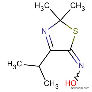 Molecular Structure of 80881-50-1 (5(2H)-Thiazolone, 2,2-dimethyl-4-(1-methylethyl)-, oxime)