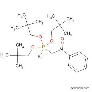 Molecular Structure of 81041-25-0 (Ethanone, 2-[bromotris(2,2-dimethylpropoxy)phosphoranyl]-1-phenyl-)