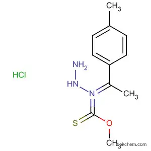 Molecular Structure of 81161-32-2 (Hydrazinecarboximidothioic acid, [1-(4-methylphenyl)ethylidene]-,
methyl ester, monohydrochloride)