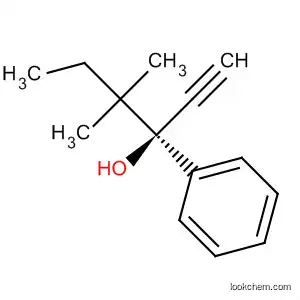 Molecular Structure of 81370-65-2 (Benzenemethanol, a-(1,1-dimethylpropyl)-a-ethynyl-, (S)-)