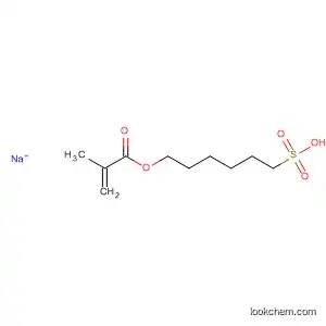 Molecular Structure of 81381-10-4 (2-Propenoic acid, 2-methyl-, 6-sulfohexyl ester, sodium salt)