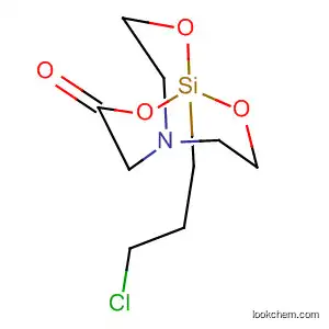 Molecular Structure of 81382-17-4 (2,8,9-Trioxa-5-aza-1-silabicyclo[3.3.3]undecan-3-one,
1-(3-chloropropyl)-)