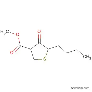 Molecular Structure of 81741-88-0 (3-Thiophenecarboxylic acid, 5-butyltetrahydro-4-oxo-, methyl ester)