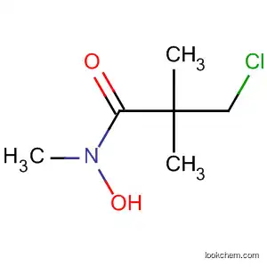 Molecular Structure of 81777-77-7 (Propanamide, 3-chloro-N-hydroxy-N,2,2-trimethyl-)