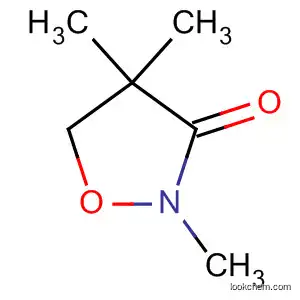 Molecular Structure of 81777-93-7 (3-Isoxazolidinone, 2,4,4-trimethyl-)