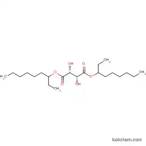 Molecular Structure of 82052-68-4 (Butanedioic acid, 2,3-dihydroxy- (2R,3R)-, bis(1-ethylheptyl) ester)