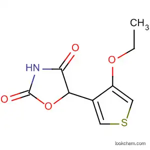 Molecular Structure of 82069-81-6 (2,4-Oxazolidinedione, 5-(4-ethoxy-3-thienyl)-)