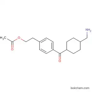 Molecular Structure of 82085-95-8 (Methanone, [4-[2-(acetyloxy)ethyl]phenyl][4-(aminomethyl)cyclohexyl]-,
trans-)