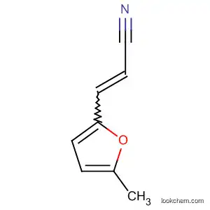 Molecular Structure of 82298-21-3 (2-Propenenitrile, 3-(5-methyl-2-furanyl)-)