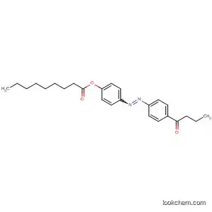 Molecular Structure of 82735-82-8 (Nonanoic acid, 4-[[4-(1-oxobutyl)phenyl]azo]phenyl ester, (E)-)