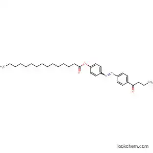 Molecular Structure of 82735-88-4 (Pentadecanoic acid, 4-[[4-(1-oxobutyl)phenyl]azo]phenyl ester, (E)-)