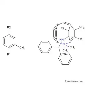 Molecular Structure of 82911-25-9 (Benzenemethanamine,
N,N'-[[[4-(dimethylamino)phenyl]methylene]bis(2-methyl-4,1-phenylene)]
bis-)