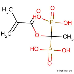 Molecular Structure of 83622-28-0 (2-Propenoic acid, 2-methyl-, 1,1-diphosphonoethyl ester)