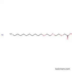 Molecular Structure of 84425-94-5 (Acetic acid, [2-[2-(undecyloxy)ethoxy]ethoxy]-, sodium salt)