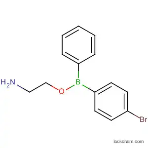 Molecular Structure of 85724-96-5 (Borinic acid, (4-bromophenyl)phenyl-, 2-aminoethyl ester)