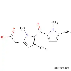 Molecular Structure of 86187-03-3 (1H-Pyrrole-2-acetic acid,
5-[(1,5-dimethyl-1H-pyrrol-2-yl)carbonyl]-1,4-dimethyl-)