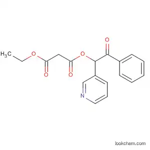 Molecular Structure of 86187-61-3 (Propanedioic acid, ethyl 2-oxo-2-phenyl-1-(3-pyridinyl)ethyl ester)