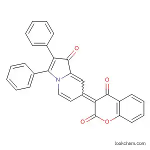 Molecular Structure of 86193-09-1 (2H-1-Benzopyran-2,4(3H)-dione,
3-(1-oxo-2,3-diphenyl-7(1H)-indolizinylidene)-)