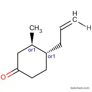Molecular Structure of 86616-82-2 (Cyclohexanone, 3-methyl-4-(2-propenyl)-, trans-)