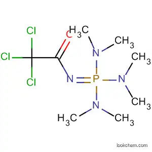 Molecular Structure of 87000-60-0 (Acetamide, 2,2,2-trichloro-N-[tris(dimethylamino)phosphoranylidene]-)