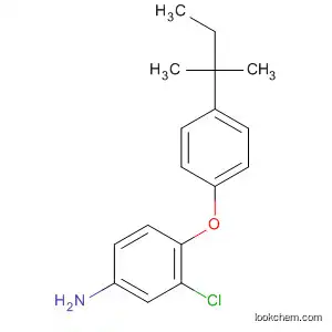 Molecular Structure of 87120-24-9 (3-CHLORO-4-[4-(TERT-PENTYL)PHENOXY]ANILINE)
