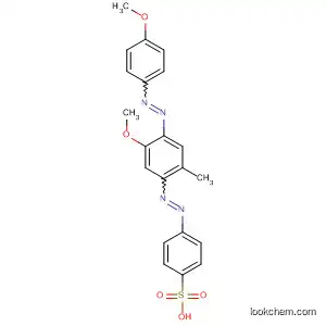 Molecular Structure of 87186-90-1 (Benzenesulfonic acid,
4-[[5-methoxy-4-[(4-methoxyphenyl)azo]-2-methylphenyl]azo]-)