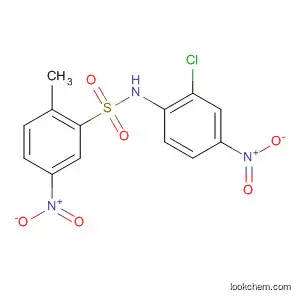 Molecular Structure of 87317-01-9 (Benzenesulfonamide, N-(2-chloro-4-nitrophenyl)-2-methyl-5-nitro-)