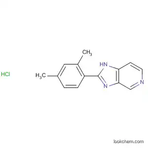 Molecular Structure of 87359-26-0 (1H-Imidazo[4,5-c]pyridine, 2-(2,4-dimethylphenyl)-, monohydrochloride)