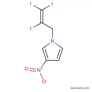 Molecular Structure of 87427-20-1 (1H-Pyrrole, 3-nitro-1-(2,3,3-triiodo-2-propenyl)-)