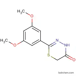 Molecular Structure of 87428-35-1 (4H-1,3,4-Thiadiazin-5(6H)-one, 2-(3,5-dimethoxyphenyl)-)